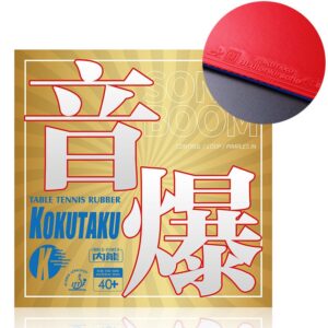 Накладка (кр) KOKUTAKU Sonic Boom Tokyo на синей губке, красная