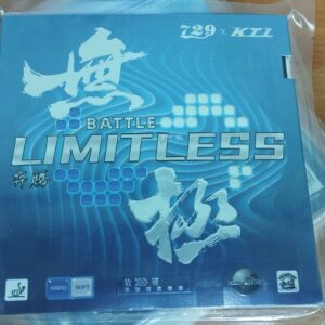 Накладка 729 BATTLE LIMITLESS 37-39 град красная на бело-синей губке для настольного тенниса