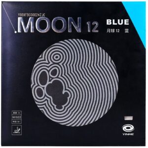 Накладка YINHE MOON 12 BLUE жесткость H-, голубая для настольного тенниса