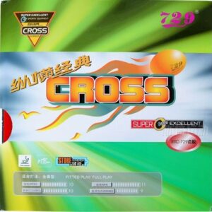 Накладка 729 RITC Cross с/ж красная для настольного тенниса