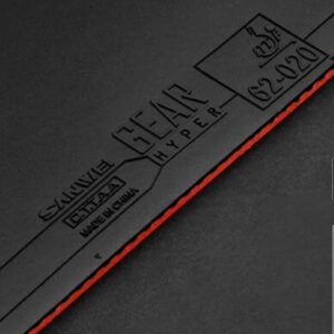 Накладка SANWEI Black NANO GEAR Hyper medium soft чёрная на ракетки для настольного тенниса