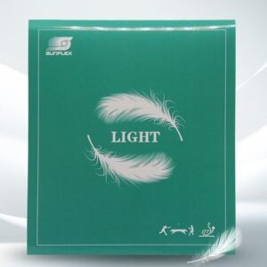 Накладка SANFLEX LIGHT 2.1мм 36-38град красная для настольного тенниса, облегченная