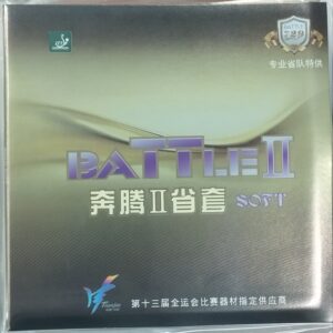 Накладка 729 BATTLE 2 SOFT 37 град 2.1 красная для настольного тенниса