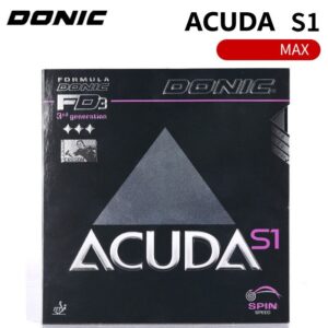 Накладка DONIC ACUDA S1 красная MAX для настольного тенниса medium