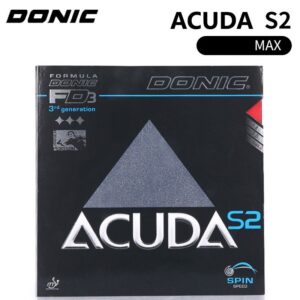 Накладка DONIC ACUDA S2 чёрная для настольного тенниса