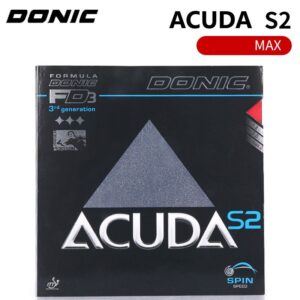 Накладка DONIC ACUDA S2 красная MAX для настольного тенниса medium-