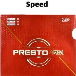 Накладка 729 PRESTO SPEED 44 град 2.1 красная тензор нелипкая для настольного тенниса