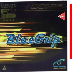 Накладка DONIC BlueGrip C1 красная MAX для настольного тенниса hard