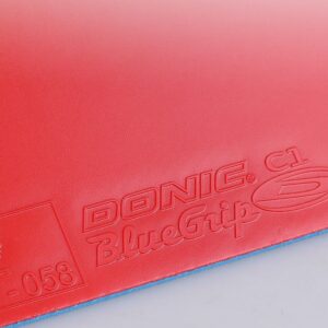 Накладка DONIC BlueGrip C1 красная MAX для настольного тенниса hard