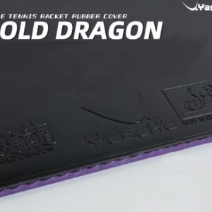 Накладка YASAKA BOLD Dragon чёрная (medium hard) для настольного тенниса BOLO, GOLD
