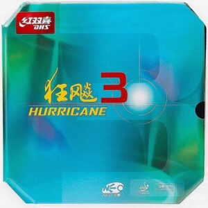 Накладка DHS HURRICANE 3 NEO чёрная 41 градус 2,15 , для настольного тенниса