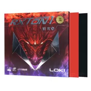 Накладка LOKI RXTON 1 Красная 39 градусов 2.1 на ракетки для настольного тенниса ITTF 158-005