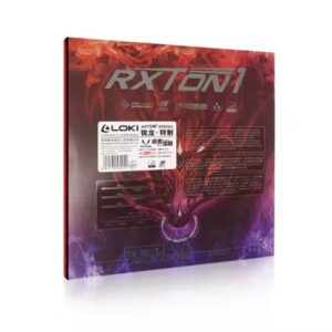 Накладка LOKI RXTON 1 Черная 39 градусов 2.1 на ракетки для настольного тенниса ITTF 158-005