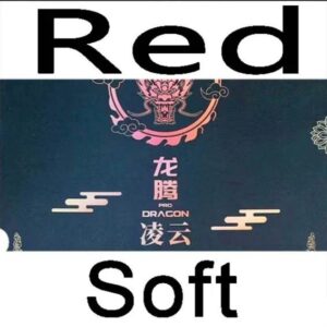 Накладка 729 Dragon L PRO soft 2.1 красная не липкая на губке Kylin для настольного тенниса