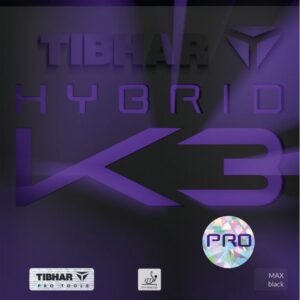 Накладка Tibhar Hybrid K3 PRO чёрная для настольного тенниса