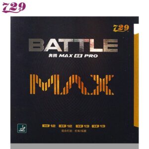 Накладка 729 BATTLE MAX PRO 40 град чёрная для настольного тенниса