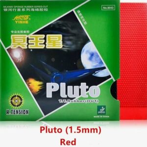 Накладка YINHE Pluto ШИПЫ (1,5mm) красная (средние) для настольного тенниса