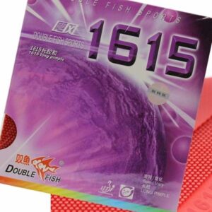 Накладка Double Fish 1615 OX ШИПЫ красная для настольного тенниса