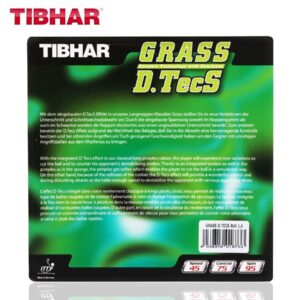 Накладка Tibhar GRASS D.TECS шипы 1.6 мм красная для настольного тенниса