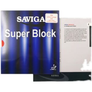 Накладка SAVIGA SuperBlock OX шипы красная для настольного тенниса