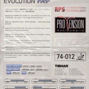 Накладка Tibhar EVOLUTION FX-P 2.1 мм красная для настольного тенниса
