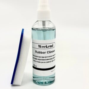 Очиститель Weekend Rubber Cleaner накладок для настольного тенниса 100 ml с бело-синей губкой.
