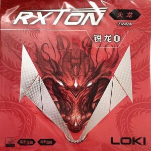 Накладка LOKI RxTon 1 Fire Dragon 2.1 мм красная 36град на ракетки для настольного тенниса
