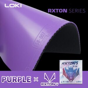 Накладка LOKI RXTON 5 purple MAX фиолетовая на ракетки для настольного тенниса