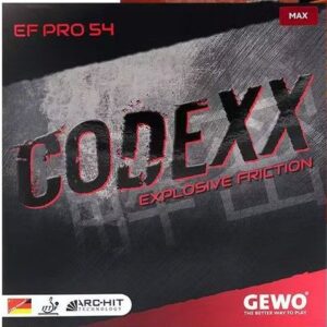 Накладка Gewo Codexx EF PRO 54 чёрная для настольного тенниса