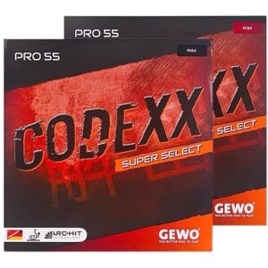 Накладка Gewo Codexx PRO 55 SUPER SELECT красная для настольного тенниса
