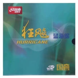 Накладка DHS HURRICANE 3 NEO NATIONAL чёрная 40 градус 2,15 blue sponge, для настольного тенниса