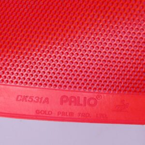 Накладка Palio CK531A (0,6-0.8mm) красная (длинные шипы) для настольного тенниса