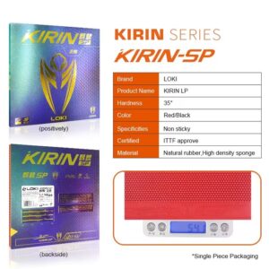 Накладка Loki SP 2.1 (35 градусов) шипы черная для настольного тенниса